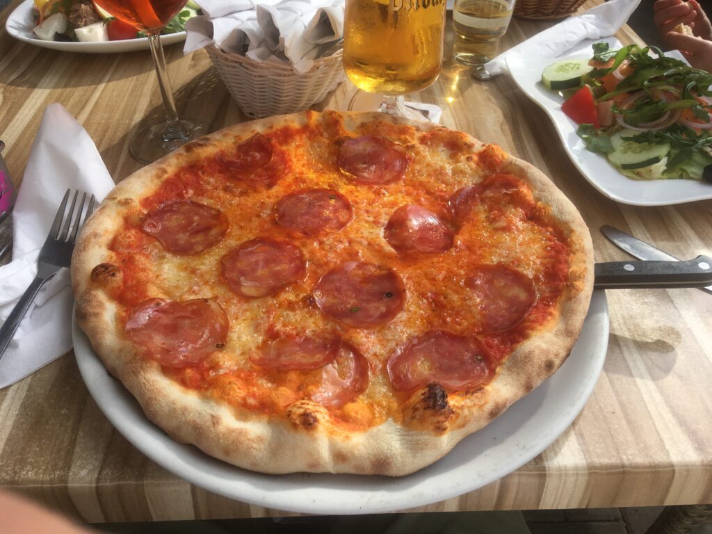 Sehr beliebt in Deutschland: Die Pizza Salami